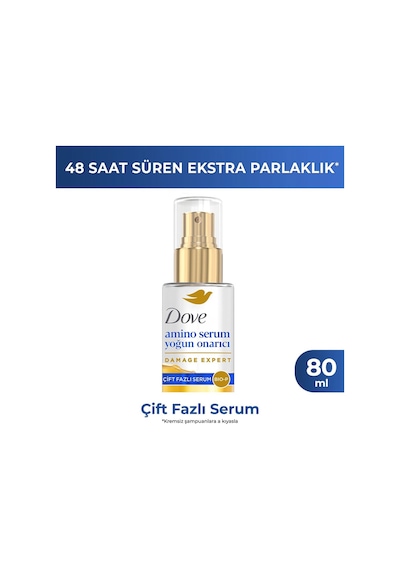 Dove Çift Fazlı Saç Serumu Amino Serum Yoğun Onarıcı 80 Ml