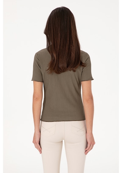U.s. Polo Assn. Kadın Vizon Gömlek Örme 50299926-vr052 Vizon