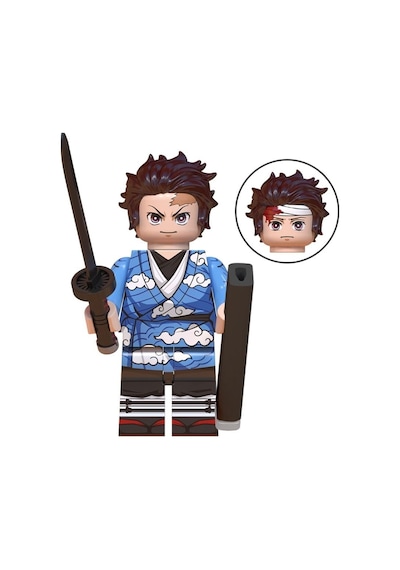 Tanjirou Kamado Blue Cloud Mini Figür Demon Slayer M-301