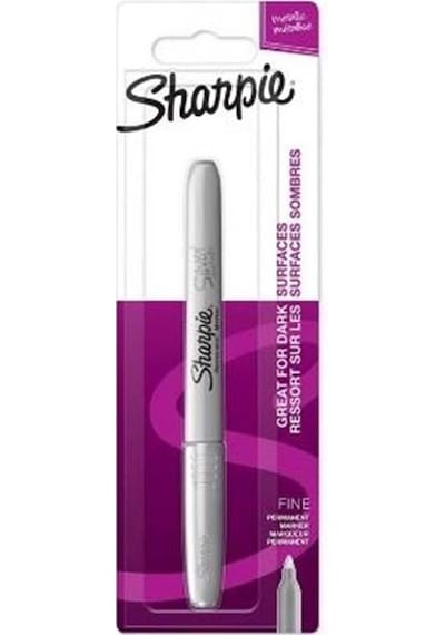 Sharpie Markör Permanent Metalik Gümüş Tekli Bls 1986004 Çok Renkli