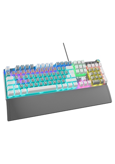 Rampage Kb-r28 Blade Plus Gri / Beyaz Gökkuşağı Mekanik Klavye
