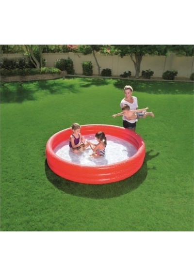 Bestway 51026 Şişme Havuz 152 X 30 Cm 3 Halkalı Çocuk Havuzu Çok Renkli