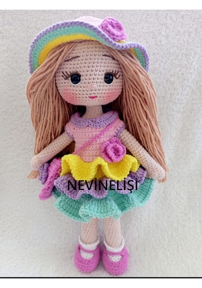 Amigurumi Eylül Bebek Çok Renkli