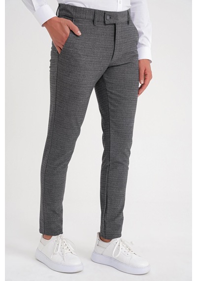 Efor P 1086 Slim Fit Füme Spor Pantolon Füme