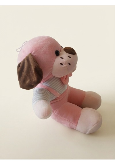 Peluş Köpek -pudra Pembe-35 Cm Pudra Pembesi