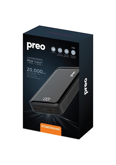 Preo PS8 20.000 MAH PD Powerbank