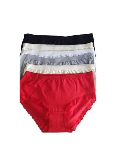 Tutku 12' Li Bayan Işık Bato Bikini Külot 0948 Çok Renkli