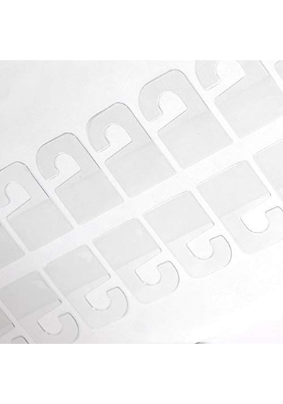 Ürün Askı Etiketi Plastik Yapışkanlı Kanca Tipi 4x2,8 Cm 1000 Adet Ht349 10