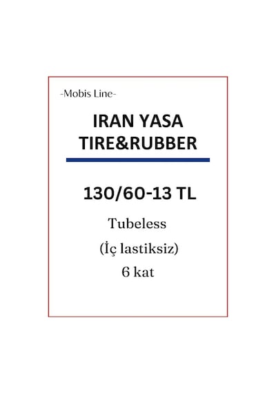 Arora  Kuba  Mondial  Yuki Lupo  Rks  130/60-13 Tl Dubleks Lastik