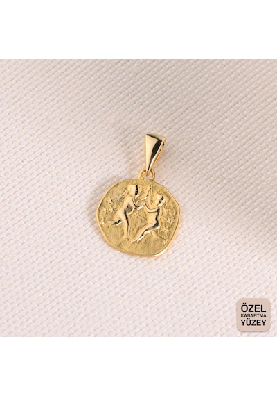 Goldkupe 14 Ayar Altın İkizler Burç Kolye Ucu 1,76 Gr-6387 Altın