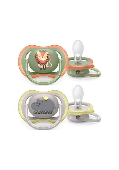 Philips Avent SCF085/17 Ultra Air Emzik 6-18 Ay 2'li Gri - Yeşil Philips Avent SCF085/17 Ultra Air Emzik 6-18 Ay 2'li Gri - Yeşil