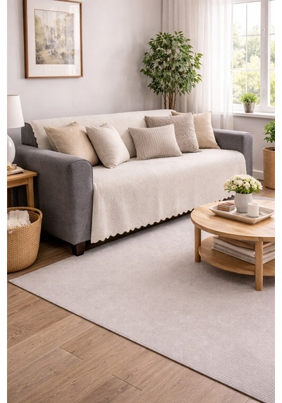 Livoras Home Bohem Çekyat Örtüsü Bej