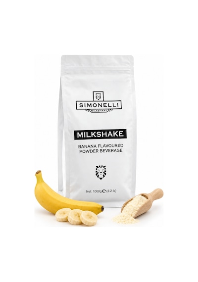 Simonelli Muz Aromalı Toz Milkshake Karışımı 1 KG