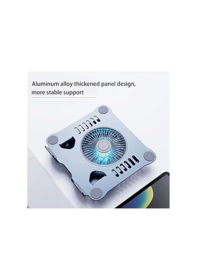 Daytona 804d 360 Derece Dönebilir Alüminyum Katlanabilir Laptop Macbook Uyumlu Standı Koyu Gri
