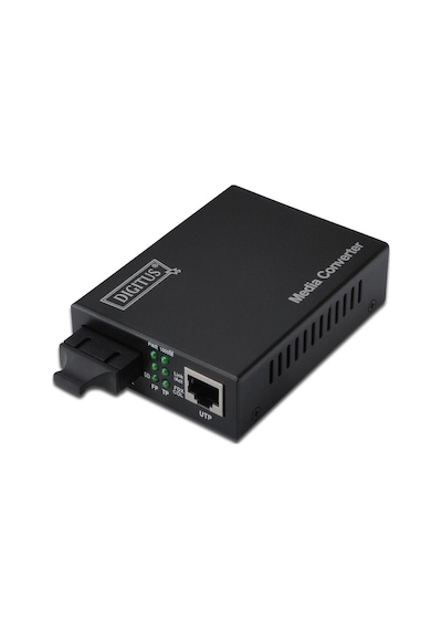 Digitus Media/rate Converter, 10/100/1000base-t - 1000base-sx Multimode 0.55 Km, Sc Tdrtr