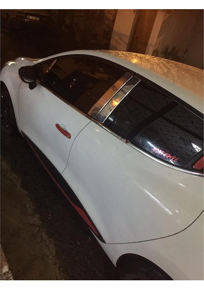 Renault Clio 4 Krom Kapı Direği 2012 Sonrası 6 Parça Cam Direği