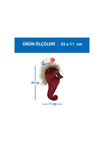 Herniks Sesli Kumaş Peluş Köpek Oyuncağı Soi 25 CM
