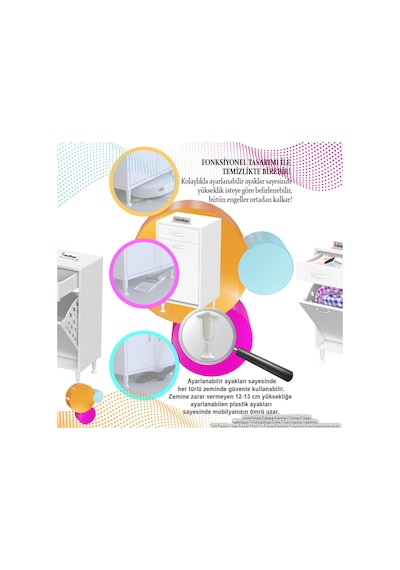 Eliusta Asil 35 Cm Kirli Çamaşır Sepetli Banyo Dolabı 1 Çekmeceli Mutfak Çok Amaçlı Dolap 35x88x32,5 Cm Beyaz Eliusta Asil 35 Cm Kirli Çamaşır Sepetli Banyo Dolabı 1 Çekmeceli Mutfak Çok Amaçlı Dolap 35x88x32,5 Cm Beyaz