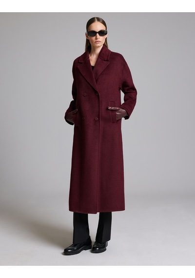 Pierre Cardin Bordo Kaşe Kaban 50329239-vr014