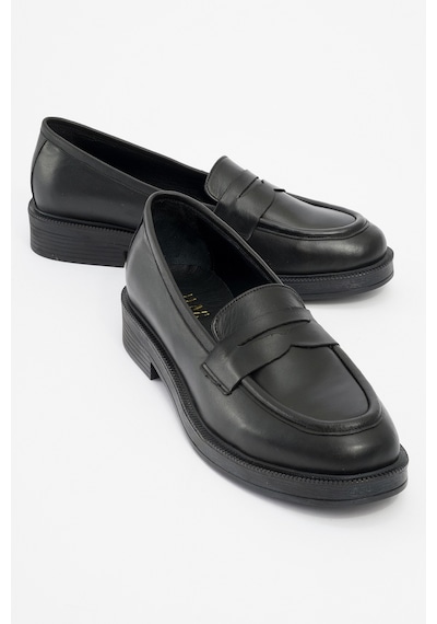 Luvishoes Luvi Shoes Pline Siyah Cilt Hakiki Deri Kadın Loafer Ayakkabı Siyah Luvishoes Luvi Shoes Pline Siyah Cilt Hakiki Deri Kadın Loafer Ayakkabı Siyah