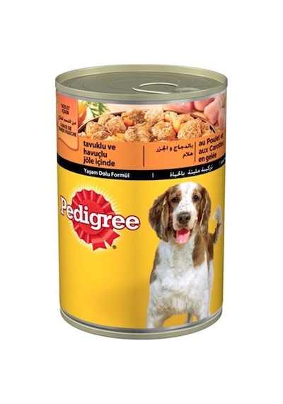 Pedigree Tavuklu ve Havuçlu Konserve Yetişkin Köpek Maması 12 x 400 G