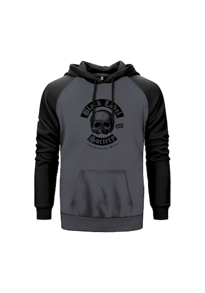 Black Label Society 20 Anniversary For Society Tour Gri Renk Reglan Kol Sweatshirt Gri