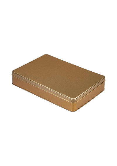 Gold Metal Kutu 26,5x17,5x4,5 Cm