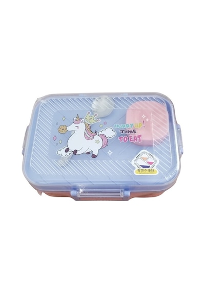 Akıllıelma-laxson Beslenme Kabı Çelik İthal Hurry Pembe Mor 97143 1431 Pembe - Mor