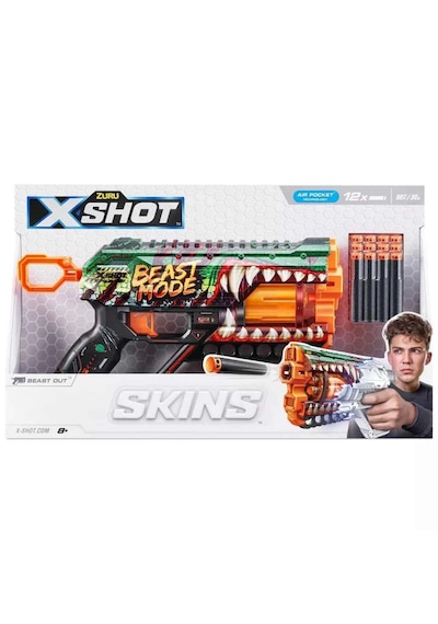 Mey İthalat X-shot Skins Griefer Dart Fırlatıcı 12 Dartlı