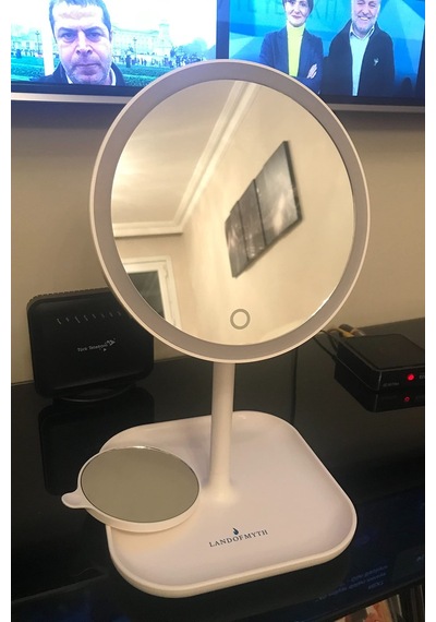 Lexroo 1x+5x Zoom 23 Led Işıklı Makyaj Aynası, 360 Döner, Dokunm Diğer