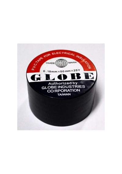 Globe Geniş 50mm İzole Elektrik Bant Siyah Ender