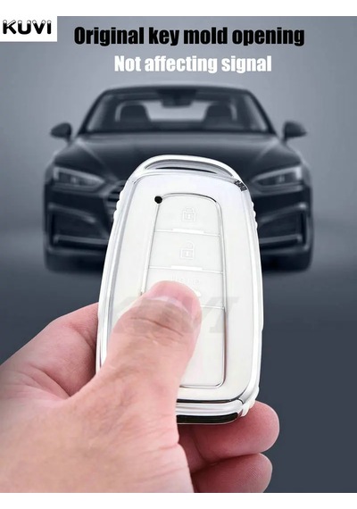 Toyota Corolla Beyaz Gümüş Anahtar Kılıf Uyumlu Görseli İnceleyiniz