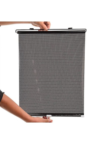 Araba İçi Katlanabilir Araç Oto Ön Cam Güneşlik Branda 40X125Cm-Siyah
