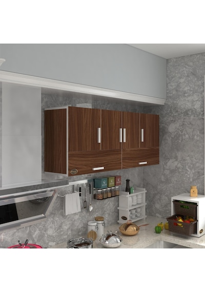 Kenzlife hazır mutfak general cvz 060*150*22 mutfak banyo dolabı kapaklı raflı