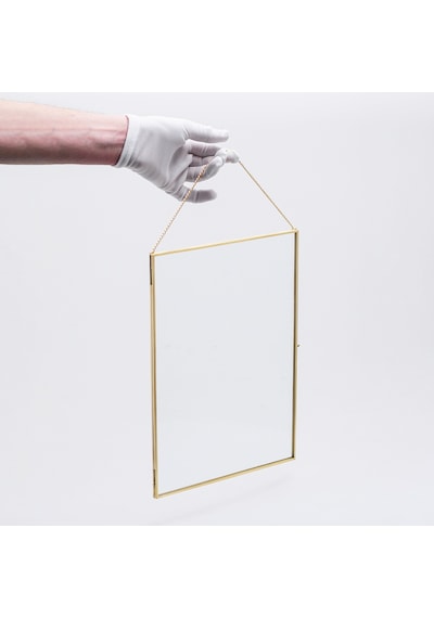 Resim & Fotoğraf Çerçeveleri Zincirli 35x25cm Pirinç & Gold