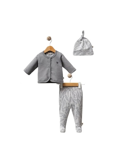 Yenisinial Little Frog 5 Parça Hastane Çıkışı Grey Grey