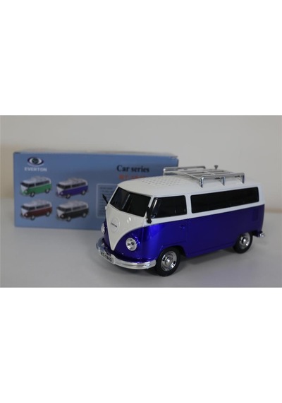 Everton Rt-1945 Mavi Arabalı Bluetooth Fm-usb-tf-aux Şarjlı Nostaljik Radyo