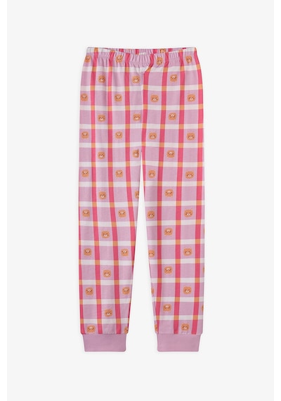 Penti Pembe Kız Çocuk Caturday Night Uzun Kollu Pamuklu 2'li Pijama Takımı