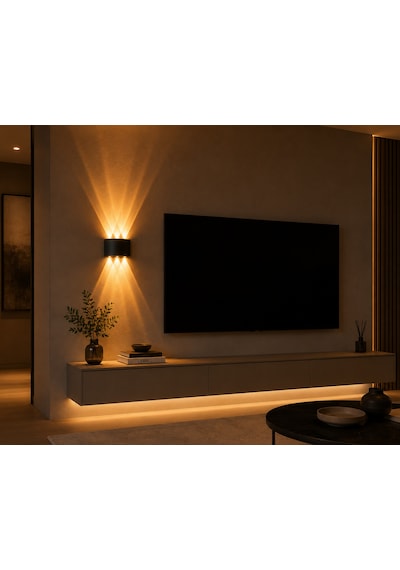 Cata Ct 8011 Haiti 10w Dış Mekan Led Aplik 2700k Amber Siyah