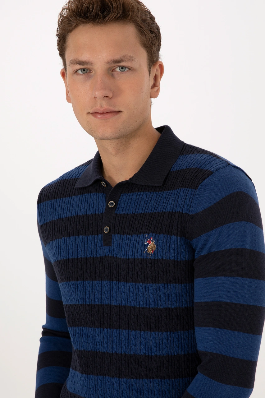 U.s. Polo Assn. Erkek Lacivert Kazak /triko 50308354-vr033 Lacivert