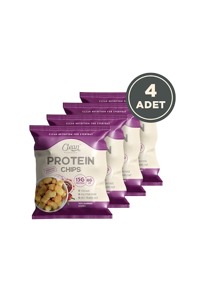 Clean Powders Protein Chips 50 Gr Tatlı Barbekü 4 Adet