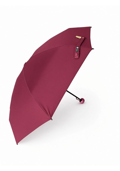 Bliss Umbrella Kapsül Şemsiye - Uv Korumalı Güneş Şemsiyesi Bordo