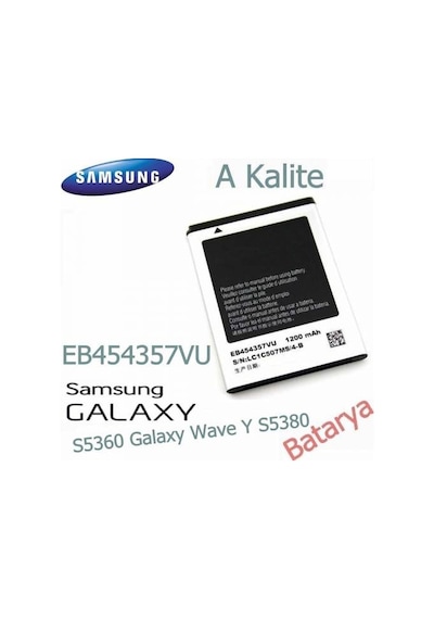 Samsung Uyumlu S5360 Batarya Eb454357Vu Galaxy Wa