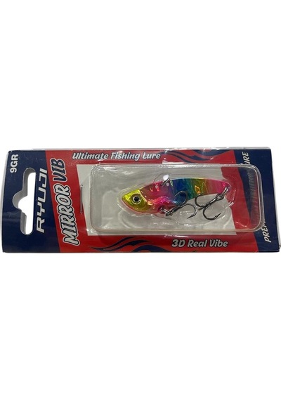 Ryuji Mirror Vib 9gr 4.7cm Vibrasyon Jig Yem Renk Rainbow Uv