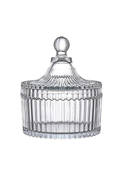Kristal Cam Şekerlik Lokumluk 250ml Çap11cm