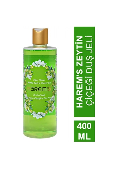 Duş Jeli & Zeytin Çiçeği Duş Jeli Ve Banyo Köpüğü 400ml. Bal - Süt