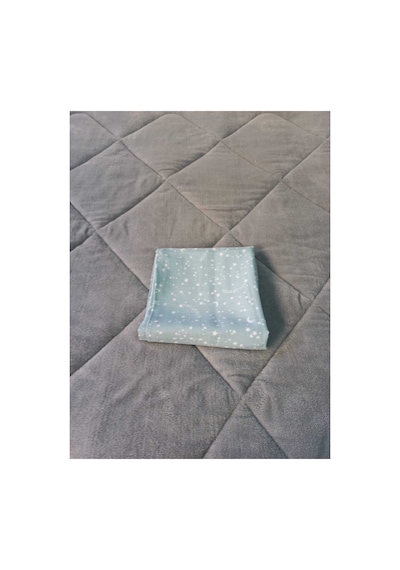 Truy Towel Baby Müslin Bek Örtüsü Gökyüzü Desen - Yeşil 120x120 Cm 2 Adet Ağız Mendili Yeşil