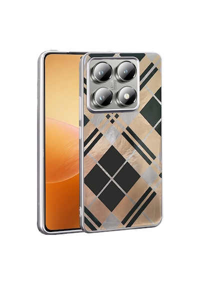 Xiaomi 14t Kılıf Desenli Zore Mep Kapak Geometrik