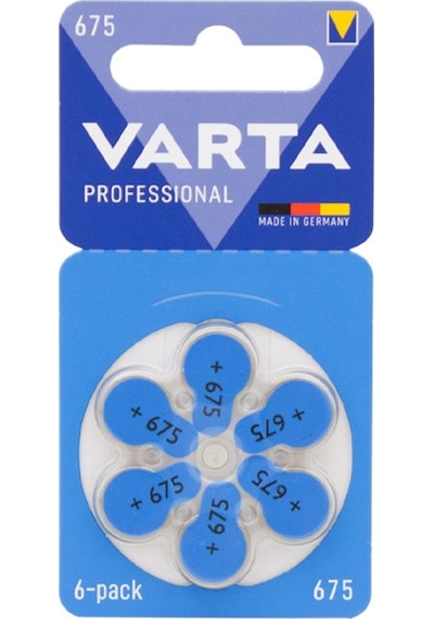 Varta 675 Numara İşitme Cihazı Pili 6'lı