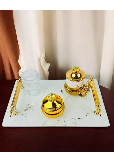Soulmate Söz Kahve Tepsisi Gold Gold